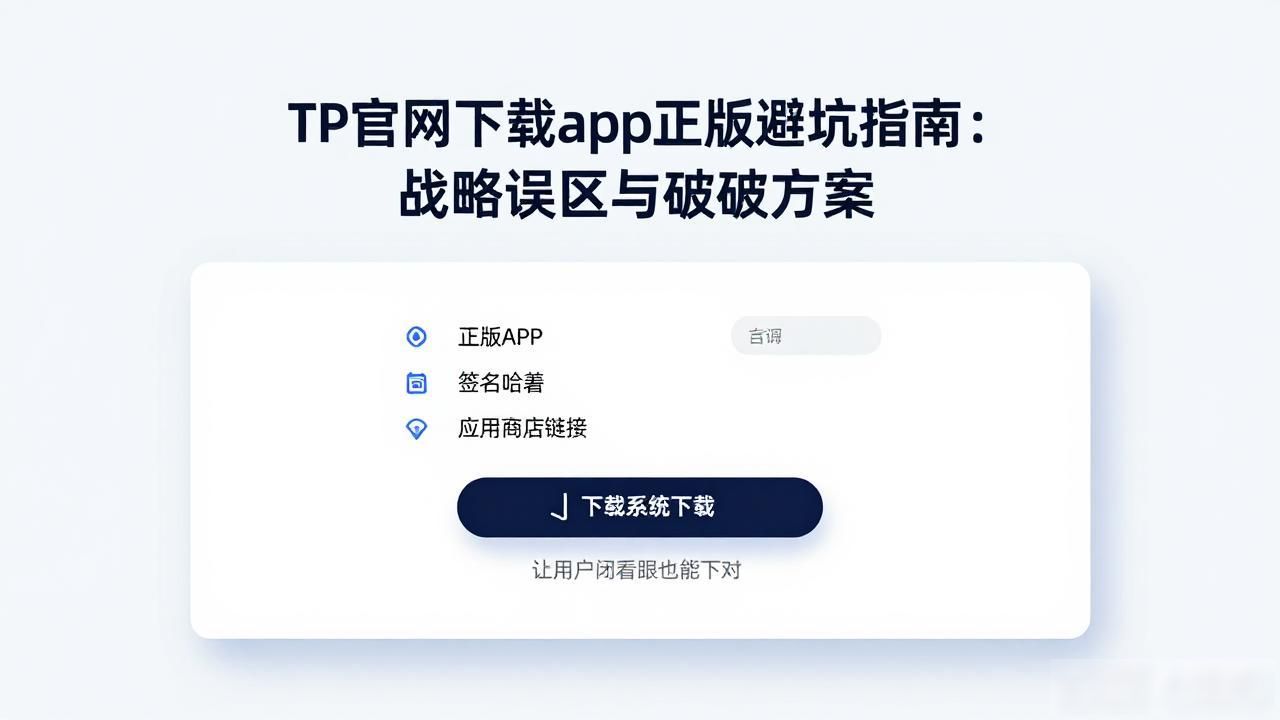 TP官网下载app正版的战略误区与解决方案_下载TP官方app_官网下载TP app正确方法