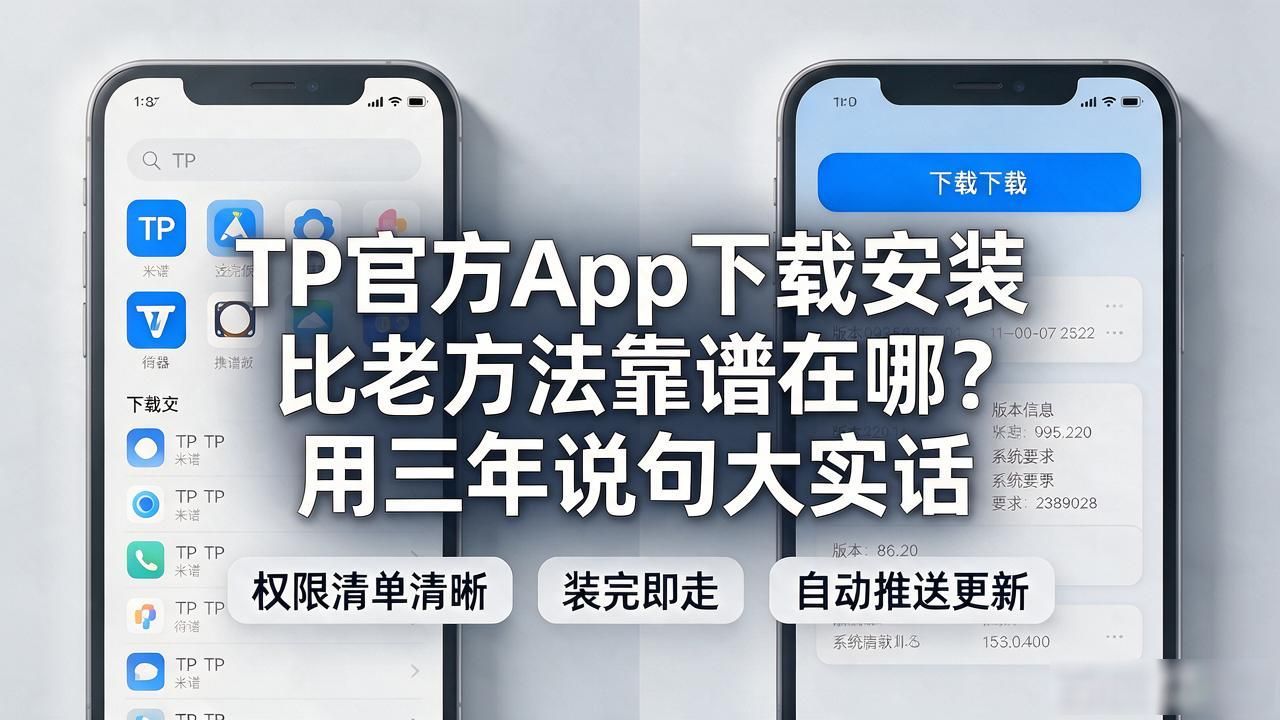 TP官方App下载安装比老方法靠谱在哪？用三年说句大实话