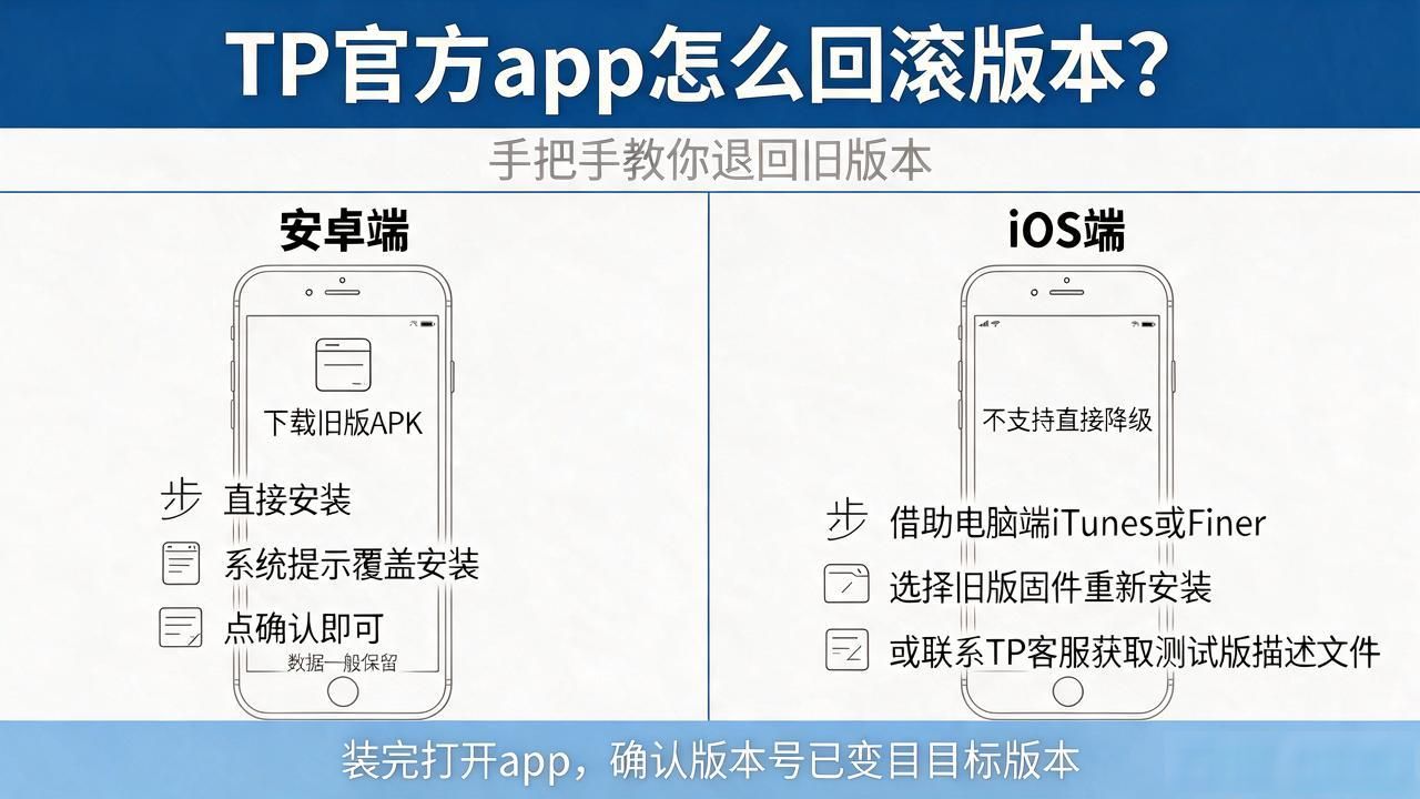 TP官方app怎么回滚版本？手把手教你退回旧版本