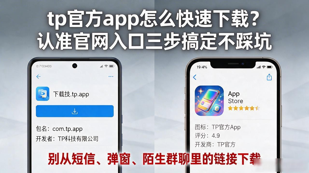 tp官方app怎么快速下载？认准官网入口三步搞定不踩坑