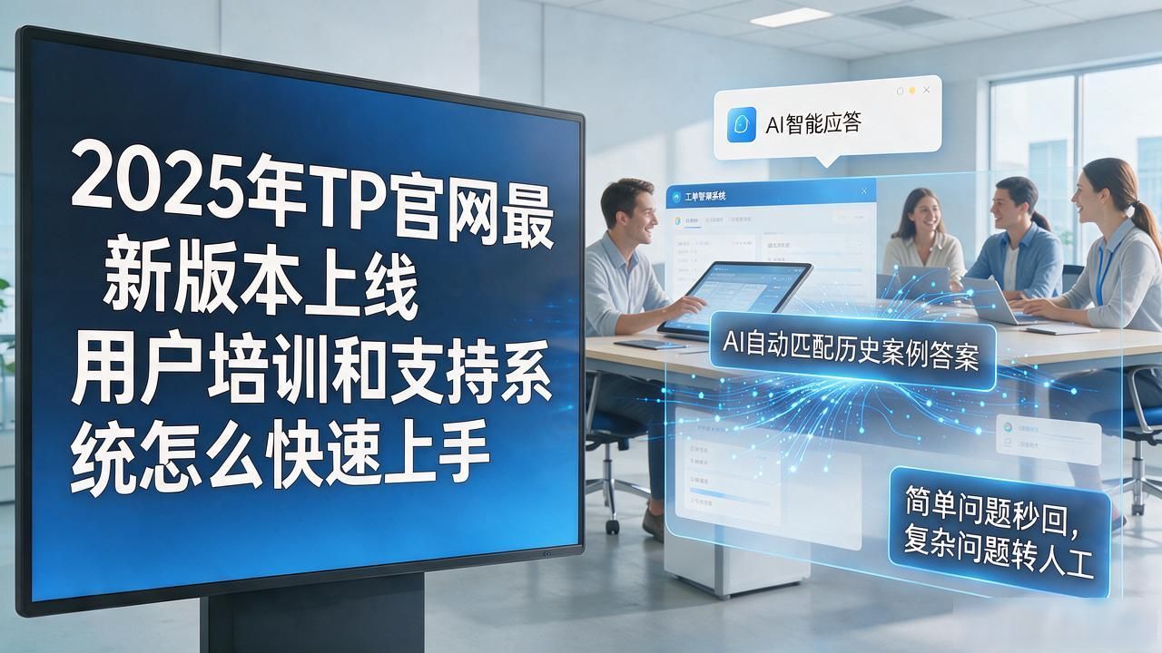 2025年TP官网最新版本上线 用户培训和支持系统怎么快速上手
