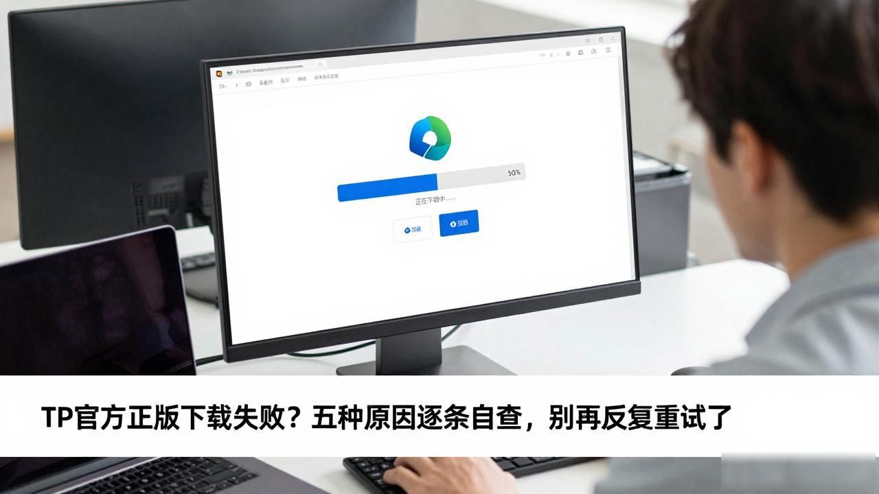 TP官方正版下载失败？五种原因逐条自查，别再反复重试了
