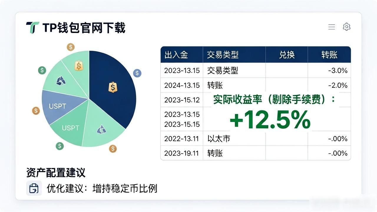 tpWallet官网下载的资产报表功能，如何帮助用户了解投资回报？