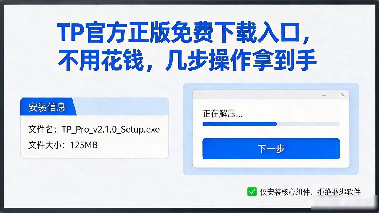 TP官方正版免费下载入口，不用花钱，几步操作拿到手