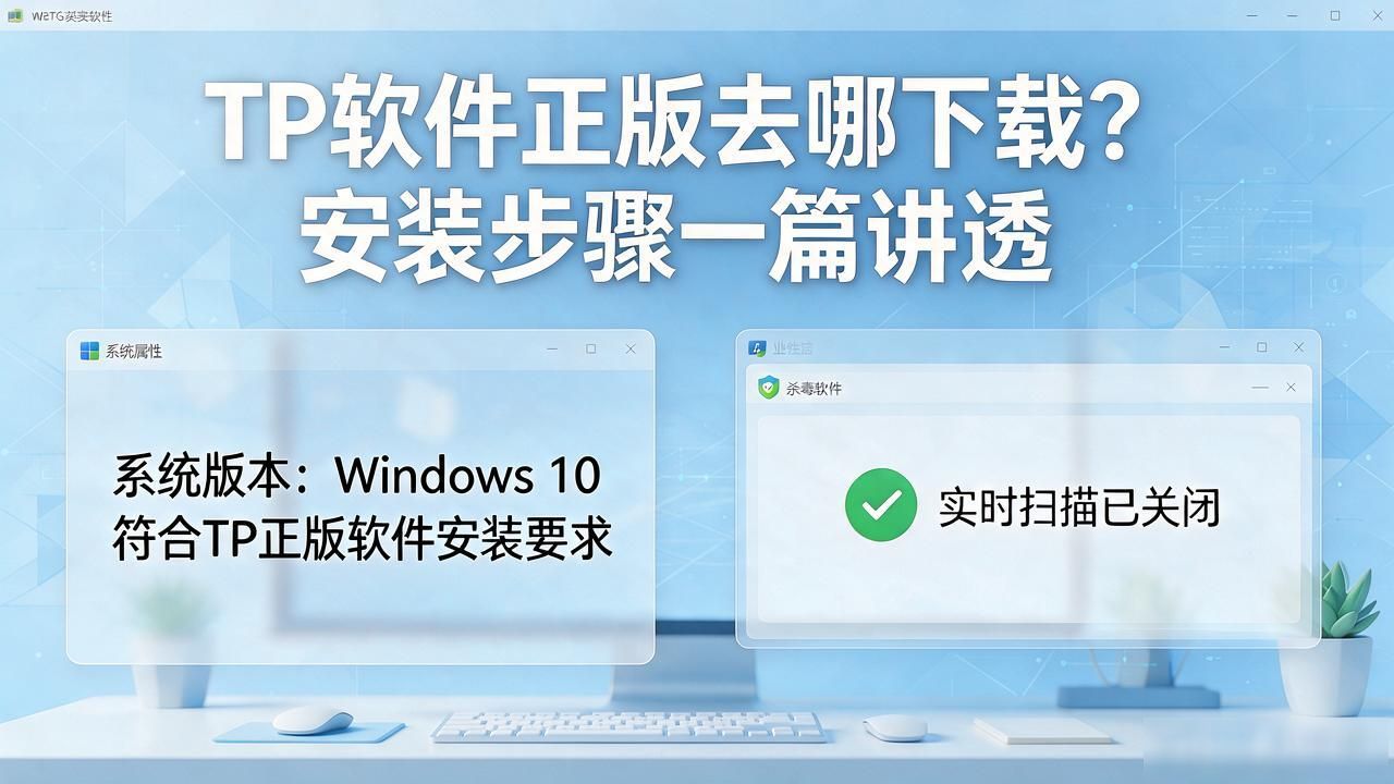 TP软件正版去哪下载？安装步骤一篇讲透